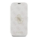 Oryginalne Etui IPHONE 16 Guess Book 4G Metal Logo (GUBKP16S4GMGPI) różowe