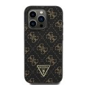 Oryginalne Etui IPHONE 16 PRO Guess Hardcase New 4G Triangle (GUHCP16LPG4GPK) czarne