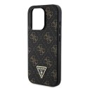 Oryginalne Etui IPHONE 16 PRO Guess Hardcase New 4G Triangle (GUHCP16LPG4GPK) czarne