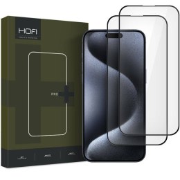 Szkło Hartowane IPHONE 16 PRO HOFI Glass Pro+ 2-pack czarne