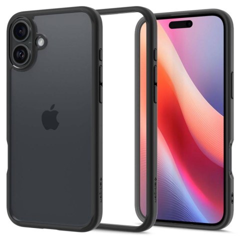 Etui IPHONE 16 PLUS Spigen Ultra Hybrid Matte czarne