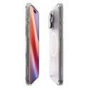 Etui IPHONE 16 PRO MAX Spigen Ultra Hybrid Mag MagSafe Frost Clear transparentne