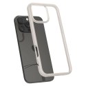 Etui IPHONE 16 PRO Spigen Ultra Hybrid Natural Titanium kremowe