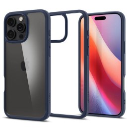 Etui IPHONE 16 PRO Spigen Ultra Hybrid granatowe