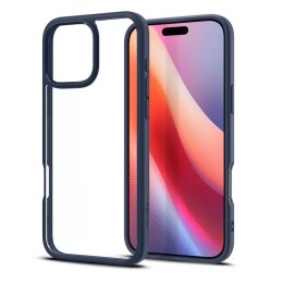 Etui IPHONE 16 PRO Spigen Ultra Hybrid granatowe