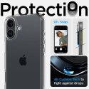 Etui IPHONE 16 Spigen Ultra Hybrid Crystal Clear transparentne