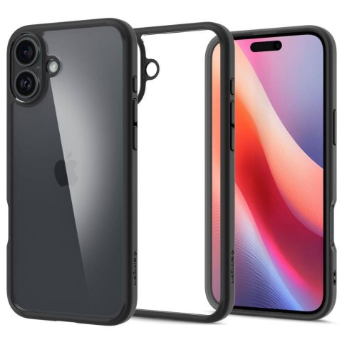 Etui IPHONE 16 Spigen Ultra Hybrid Matte czarne