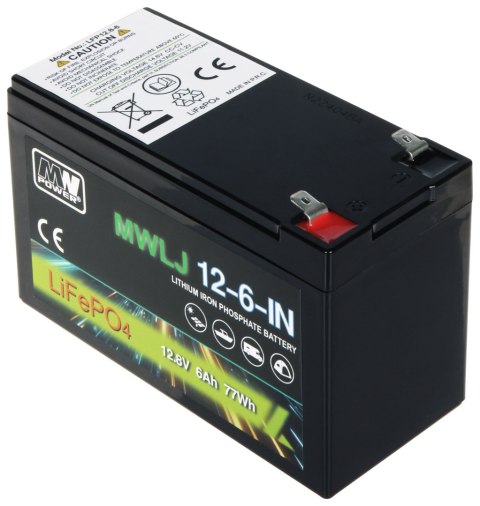 AKUMULATOR 12.8V/6AH/LIFEPO4-MWLJ MW Power