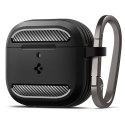 Etui APPLE AIRPODS 4 Spigen Rugged Armor Matte czarne