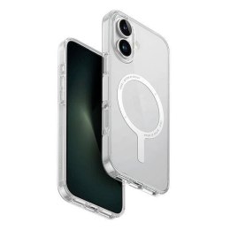 Etui IPHONE 16 PLUS UNIQ Clario Magclick Charging Lucent Clear transparentne