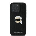 Etui IPHONE 16 PRO MAX Karl Lagerfeld Hardcase Monogram Karl Head Pin (KLHCP16XPGKLKIPK) czarne