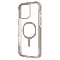 Etui IPHONE 16 PRO UNIQ Combat Magclick Charging Taupe złote