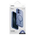 Etui IPHONE 16 UNIQ Combat Magclick Charging Pearl niebieskie