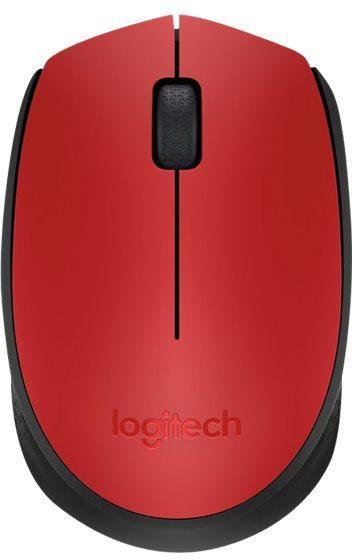 Mysz bezprzewodowa Logitech M171 Wireless Mouse czerwona