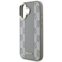 Oryginalne Etui IPHONE 16 DKNY Hardcase Checkered Pattern MagSafe (DKHMP16SPCPVSLE) beżowe