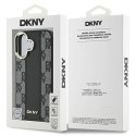 Oryginalne Etui IPHONE 16 DKNY Hardcase Checkered Pattern MagSafe (DKHMP16SPCPVSLK) czarne