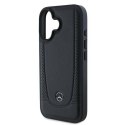 Oryginalne Etui IPHONE 16 Mercedes Hardcase Leather Urban (MEHCP16SARMBK) czarne