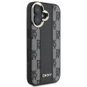 Oryginalne Etui IPHONE 16 PLUS DKNY Hardcase Checkered Pattern MagSafe (DKHMP16MPCPVSLK) czarne