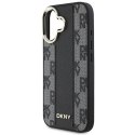 Oryginalne Etui IPHONE 16 PLUS DKNY Hardcase Checkered Pattern MagSafe (DKHMP16MPCPVSLK) czarne