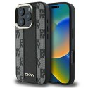 Oryginalne Etui IPHONE 16 PRO DKNY Hardcase Checkered Pattern MagSafe (DKHMP16LPCPVSLK) czarne