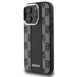 Oryginalne Etui IPHONE 16 PRO DKNY Hardcase Checkered Pattern MagSafe (DKHMP16LPCPVSLK) czarne