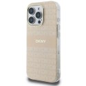 Oryginalne Etui IPHONE 16 PRO DKNY Hardcase Repeat Texture Pattern & Stripe MagSafe (DKHMP16LHRHSEP)