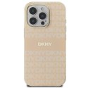 Oryginalne Etui IPHONE 16 PRO DKNY Hardcase Repeat Texture Pattern & Stripe MagSafe (DKHMP16LHRHSEP)