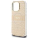 Oryginalne Etui IPHONE 16 PRO DKNY Hardcase Repeat Texture Pattern & Stripe MagSafe (DKHMP16LHRHSEP)