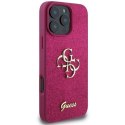 Oryginalne Etui IPHONE 16 PRO Guess Hardcase Glitter Script Big 4G (GUHCP16LHG4SGU) fioletowe