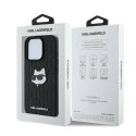 Oryginalne Etui IPHONE 16 PRO Karl Lagerfeld Hardcase Monogram Choupette Head Pin (KLHCP16LPGKLCHPK) czarne