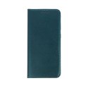 Etui IPHONE 14 PRO MAX Portfel z Klapką Skóra Ekologiczna Kabura Magnet Book ciemnozielone