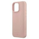 Etui IPHONE 16 PRO MAX UNIQ Lino Hue Magclick Charging Blush różowe