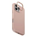 Etui IPHONE 16 PRO MAX UNIQ Lino Hue Magclick Charging Blush różowe