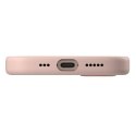 Etui IPHONE 16 PRO MAX UNIQ Lino Hue Magclick Charging Blush różowe