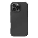 Etui IPHONE 16 PRO UNIQ Lino Hue Magclick Charging Charcoal szare