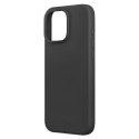 Etui IPHONE 16 PRO UNIQ Lino Hue Magclick Charging Charcoal szare