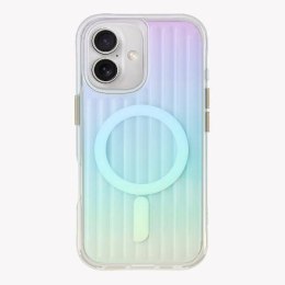 Etui IPHONE 16 UNIQ Coehl Linear Magnetic Charging Opal transparentne