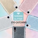 Etui MOTOROLA MOTO E20 4G Brokat Glitter różowe