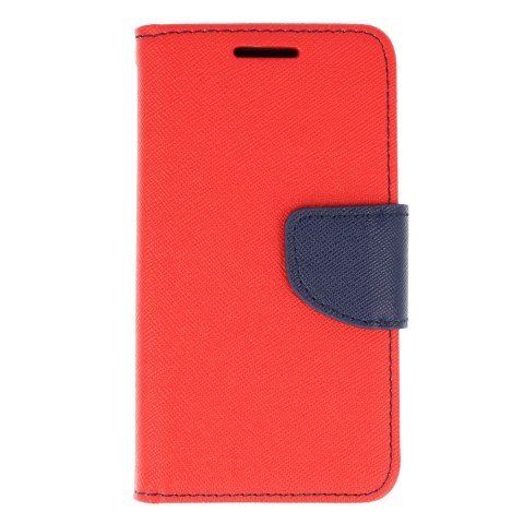 Etui MOTOROLA MOTO E20 / E30 / E40 Fancy Case Portfel z Klapką czerwono-granatowe