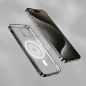 Etui IPHONE 15 PRO Vmax Electroplating Mag TPU czarne