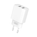 Ładowarka Sieciowa 10W 2xUSB + Kabel Micro-USB 2,1A XO CE02C biała