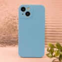 Etui IPHONE 15 Silicone Case Elastyczne Silikonowe błękitne