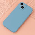 Etui IPHONE 15 Silicone Case Elastyczne Silikonowe błękitne