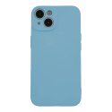 Etui IPHONE 15 Silicone Case Elastyczne Silikonowe błękitne