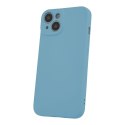 Etui IPHONE 15 Silicone Case Elastyczne Silikonowe błękitne