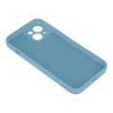 Etui IPHONE 15 Silicone Case Elastyczne Silikonowe błękitne