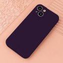 Etui SAMSUNG GALAXY A35 5G Silicone Case Elastyczne Silikonowe śliwkowe