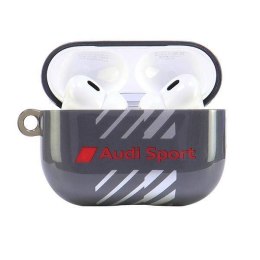 Oryginalne Etui APPLE AIRPODS PRO 2 Audi IML Sport Cover (AUS-IMLAPP2-RSQ/D1-BK) czarne