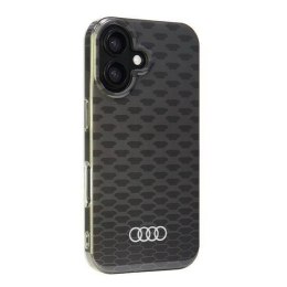 Oryginalne Etui IPHONE 16 Audi IML Stitching Pattern MagSafe (AU-IMLMIP16-Q5/D3-BK) czarne