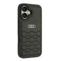 Oryginalne Etui IPHONE 16 Audi Synthetic Leather (AU-TPUPCIP16-GT/D2-BK) czarne